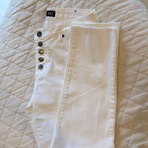 Kut from the Kloth white denim jeans